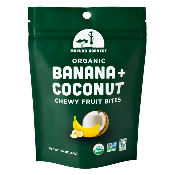 Organic Banana + Coconut Fruit Bites